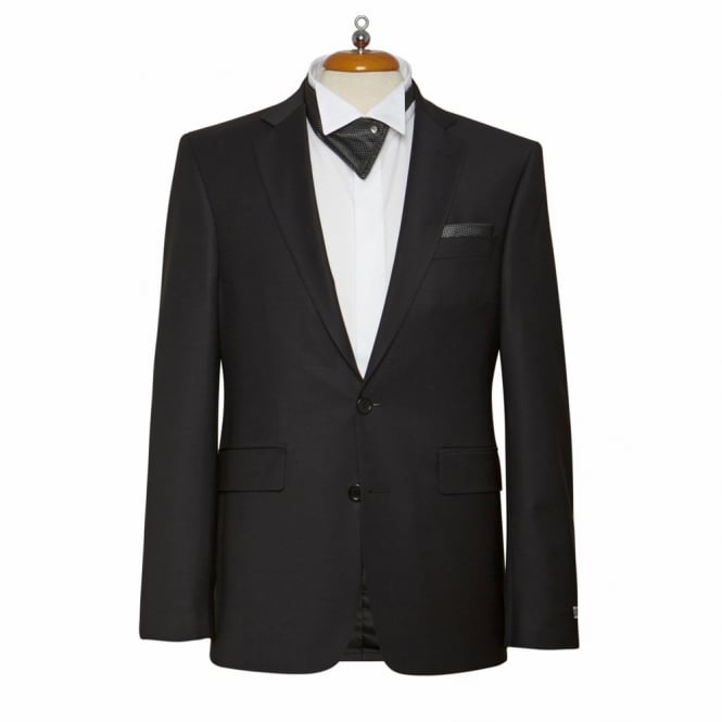 Andrew Scott Black Slim Fit Wedding Suit