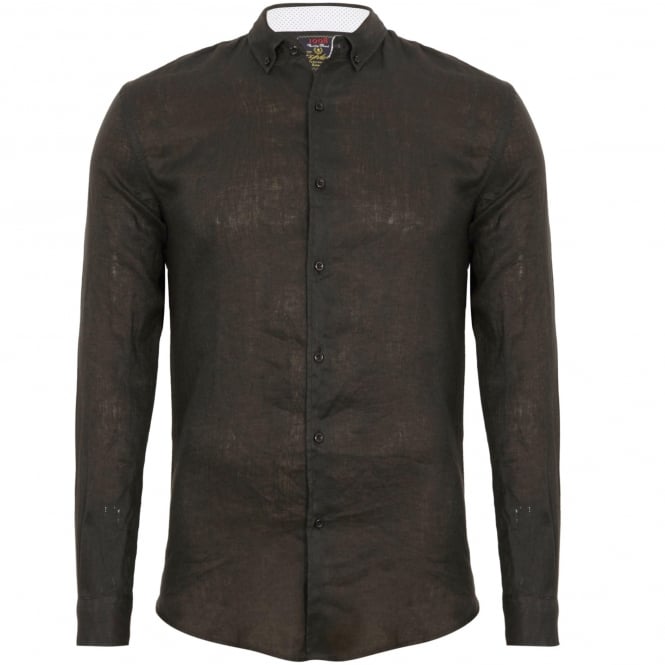 Explorer Linen Shirt Regular Fit Black
