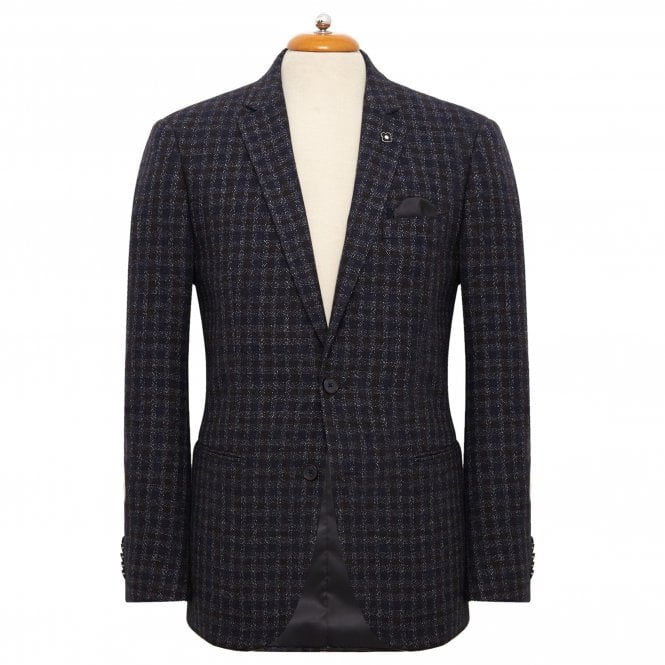 7 Square Common Sense Plaid Blazer Slim Fit
