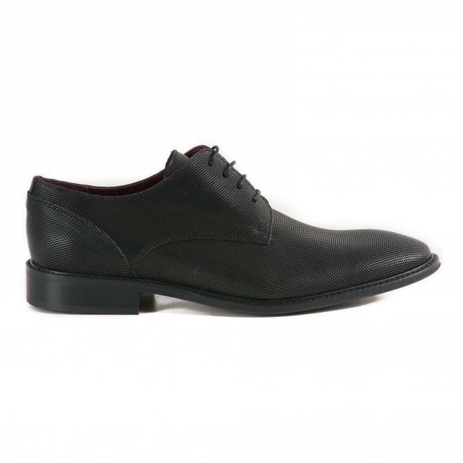 Andrew Scott Prima Leather Shoe Lace-up With Micro Pattern