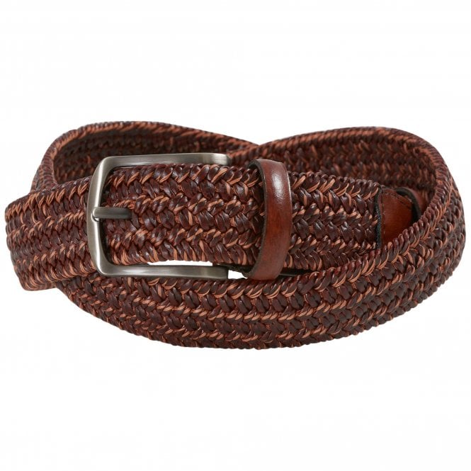 Andrew Scott Knitted Leather Belt