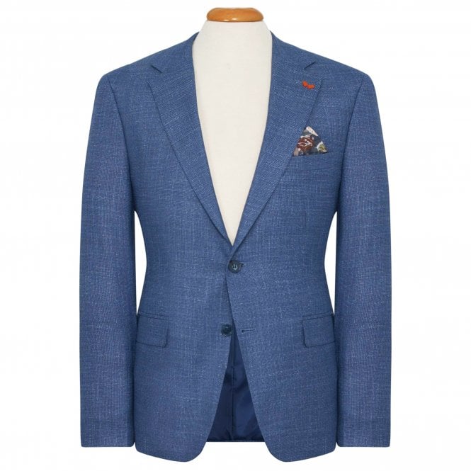 Andrew Scott Dezign Jacket With Micro Pattern Regular Fit