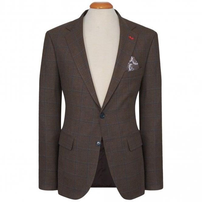 Andrew Scott Dezign Jacket With Micro Pattern Regular Fit