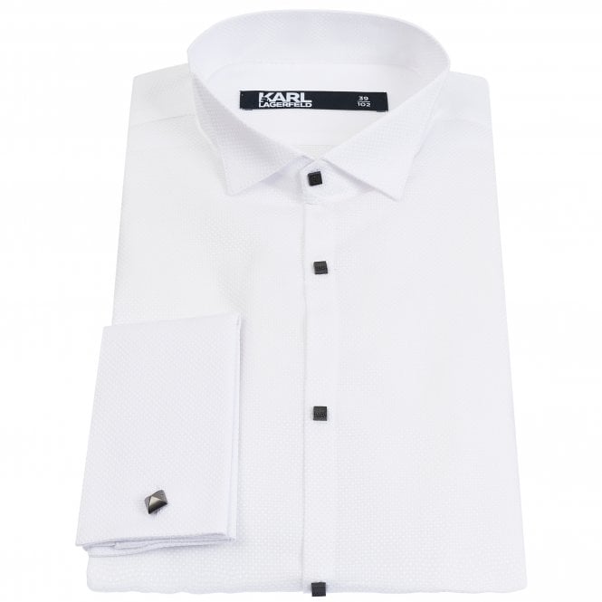 Karl Lagerfeld Double Cuff Shirt Modern Fit