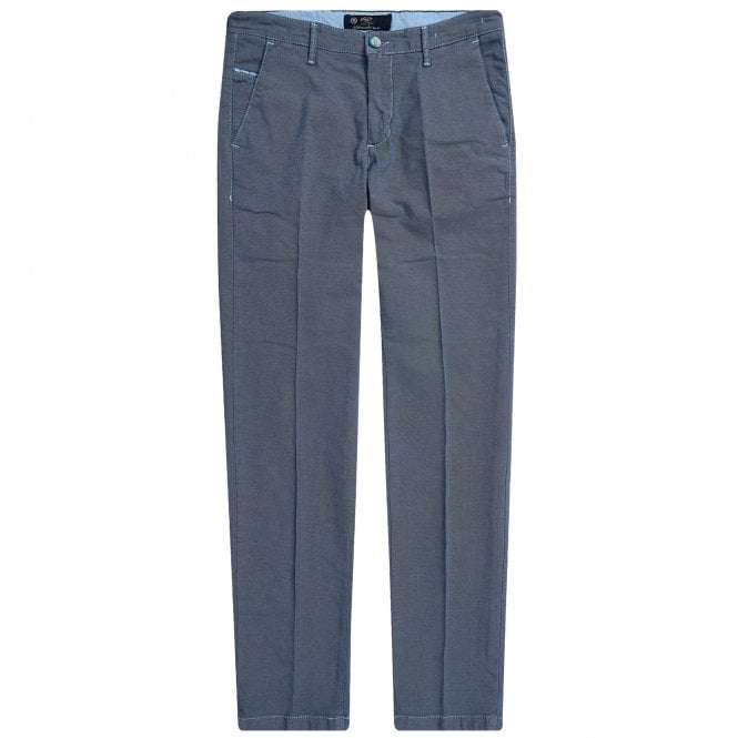 Polbot Chino Pants with Micro-Pattern Slim Fit
