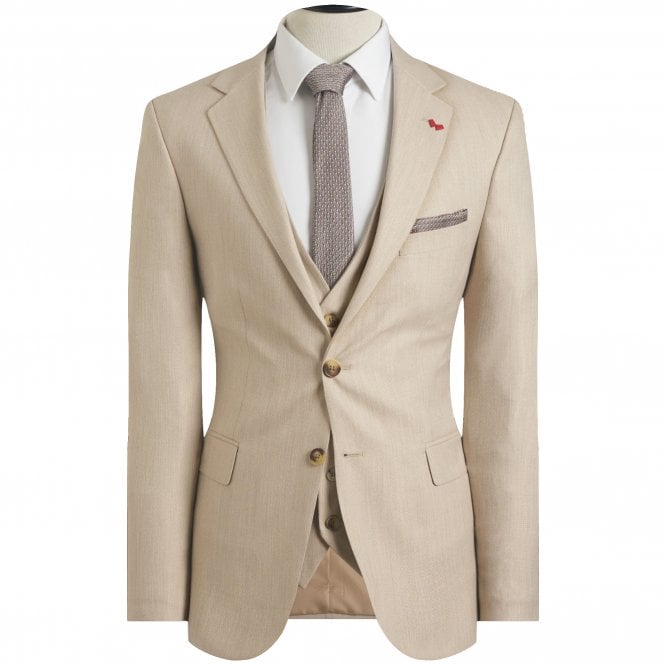 Andrew Scott Dezign Suit With Micropattern Regular Fit