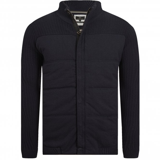 Fynch-Hatton Quilted Cardigan Regular Fit
