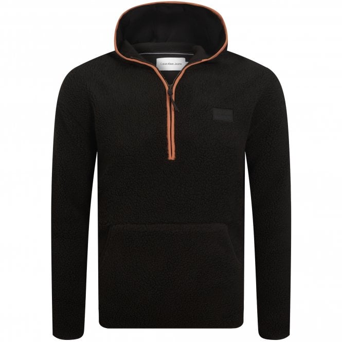 Calvin Klein Half Zip Sherpa Sweatshirt Regular Fit