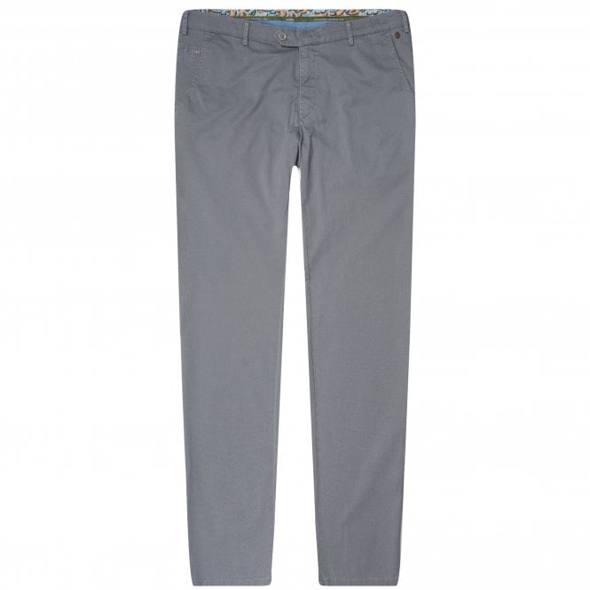 Meyer Chino Trousers Bonn With Micropattern Regular Fit