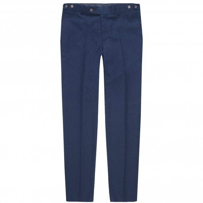 Andrew Scott Dezign Trousers With Micro Pattern Slim Fit 
