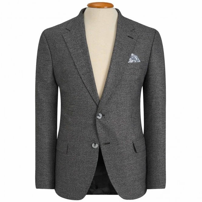 Andrew Scott Dezign Jacket With Micro Pattern Regular Fit