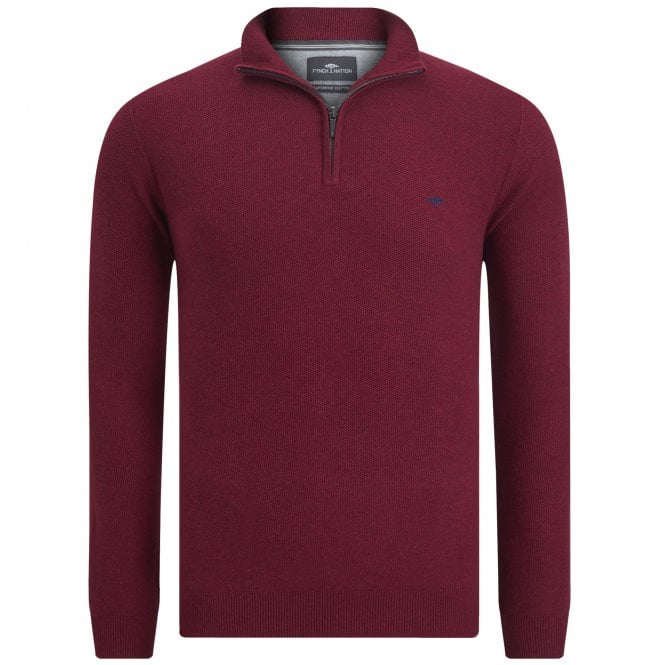 Fynch-Hatton Sweater Half Zip Regular Fit