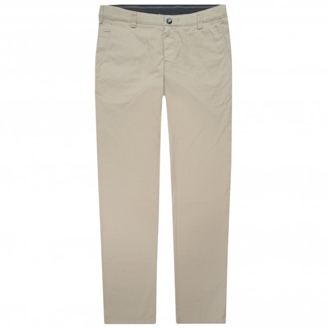 Meyer Chino Pants Bonn with Micro Pattern Regular Fit
