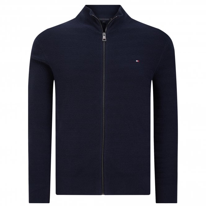 Tommy Hilfiger Knitted Cardigan Stripe Structure Regular Fit
