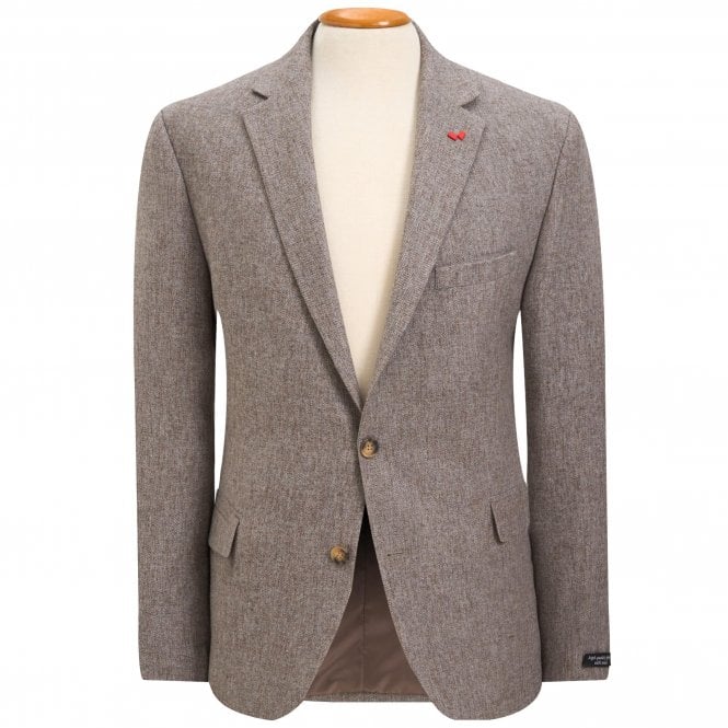 Andrew Scott Dezign Jacket With Micro Pattern Regular Fit