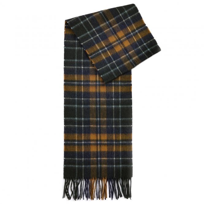 Barbour Checked Scarf Wool-Cashmere 