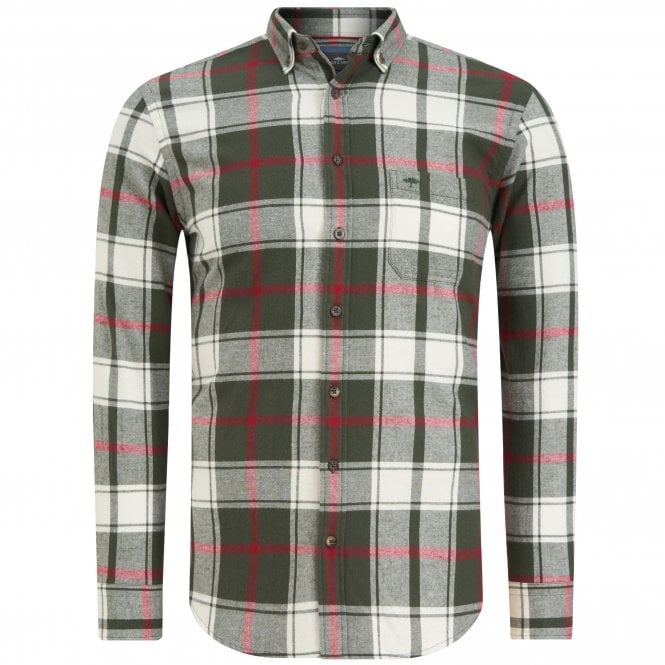 Fynch-Hatton Checked Shirt Regular Fit