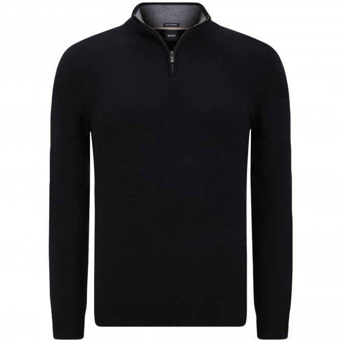 BOSS Knitted Sweater Half Zip H-Hemarlo Regular Fit