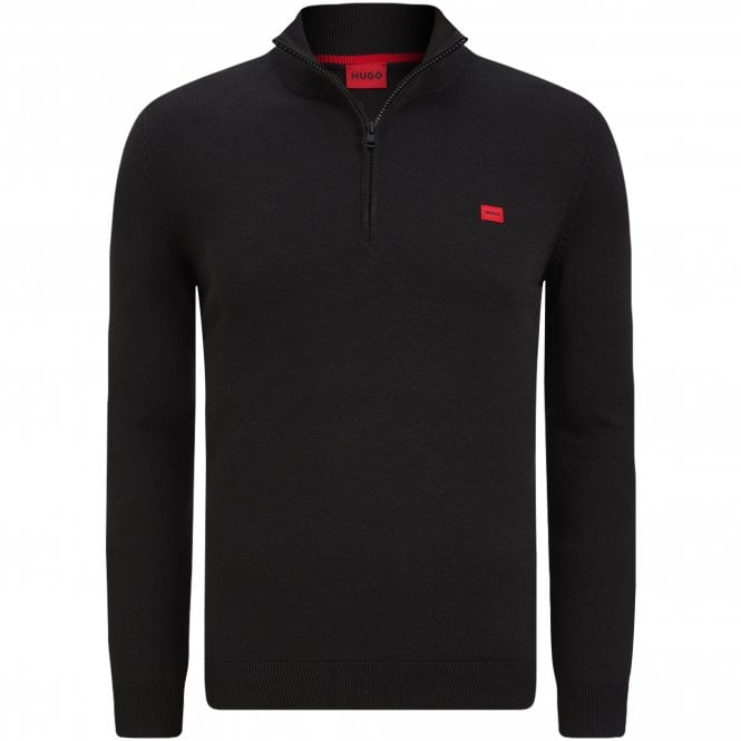 HUGO Knit Sweater Half Zip San Quintus-C Regular Fit