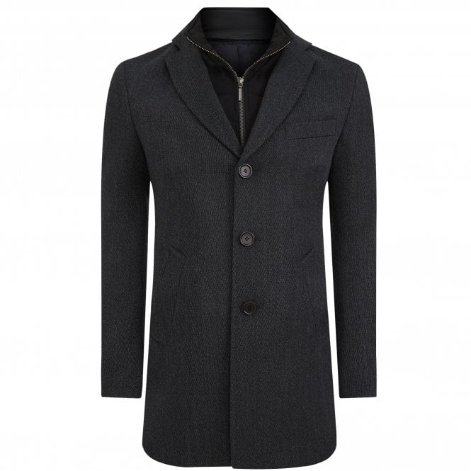 Tom Frank Coat with Removable Lining Regular Fit