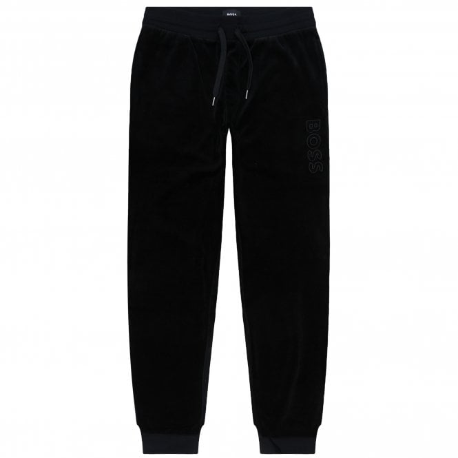 BOSS Homewear Velour Jogger Pants Regular Fit