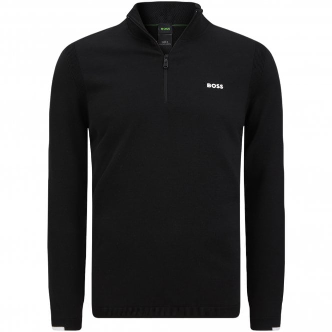 BOSS Knitted Sweater Half-Zip K_Ever-X_QZ Regular Fit