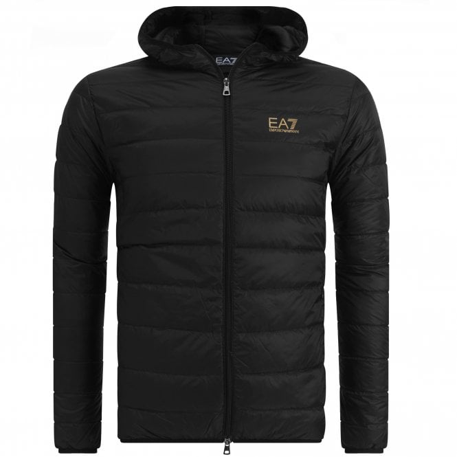 EA7 Down Quilted Hooded Jacket Regular Fit