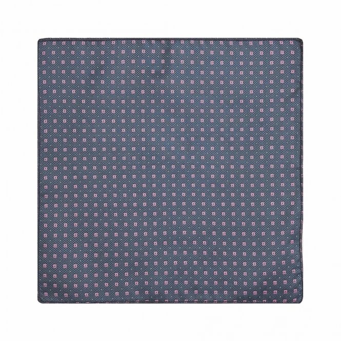 Andrew Scott Pocket Square With Micro Pattern