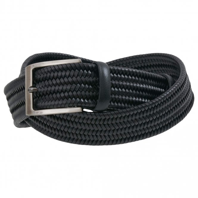 Andrew Scott Knit Leather Belt