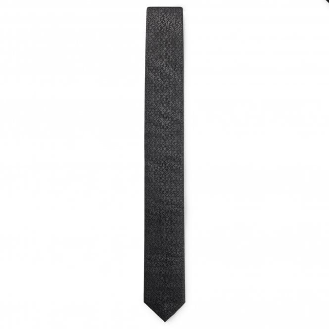 HUGO Silk Tie All Over Print 6cm