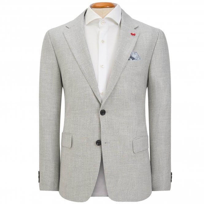 Andrew Scott Dezign Jacket With Micro Pattern Regular Fit
