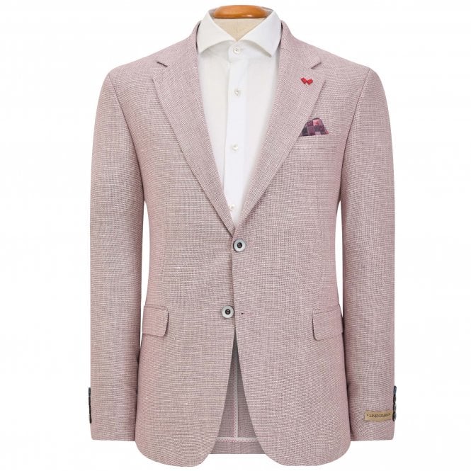 Andrew Scott Dezign Jacket With Micro Pattern Regular Fit