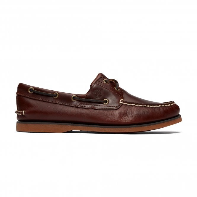 Timberland Leather Shoe Classic Boat 2-Eye