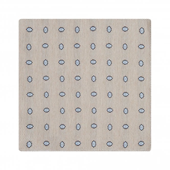 Andrew Scott Pocket Square With Micro Pattern
