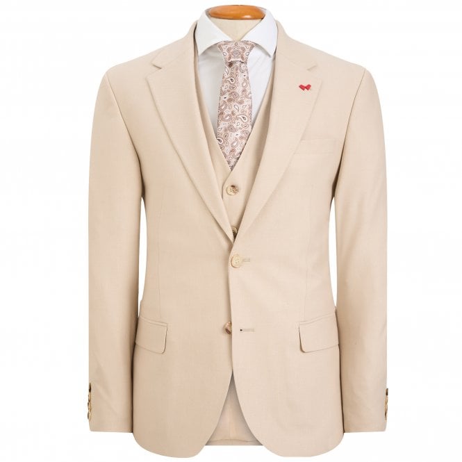 Andrew Scott Dezign Suit With Micropattern Regular Fit
