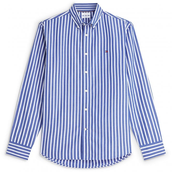 Tommy Hilfiger Striped Shirt Flex Poplin Regular Fit