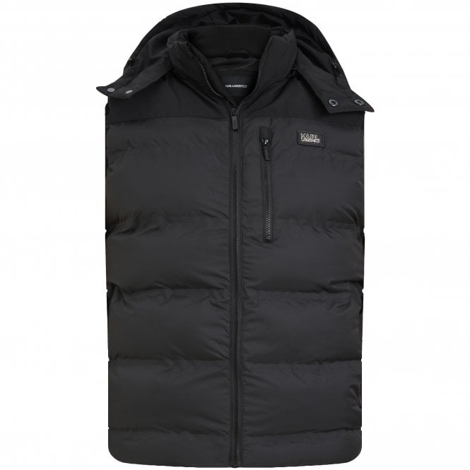 Karl Lagerfeld Vest With Hood Regular Fit