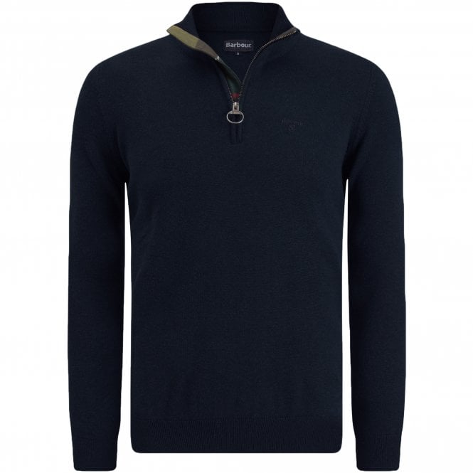 Barbour Knit Half Zip Pima Cotton Regular Fit