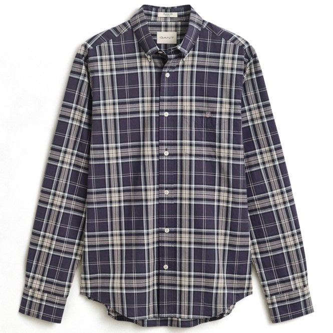 Gant Poplin Plaid Shirt Regular Fit