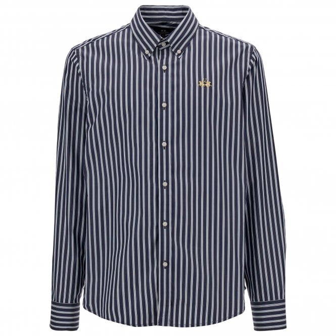 La Martina Poplin Striped Shirt Regular Fit