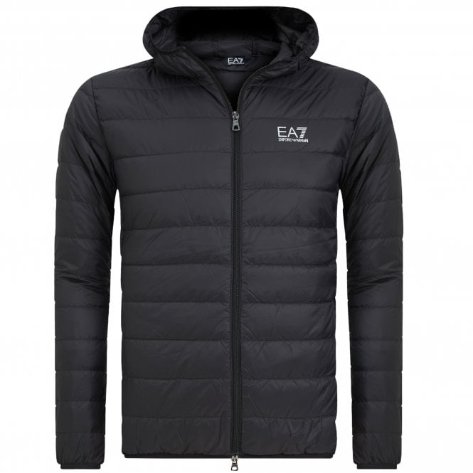 EA7 Down Quilted Hooded Jacket Regular Fit