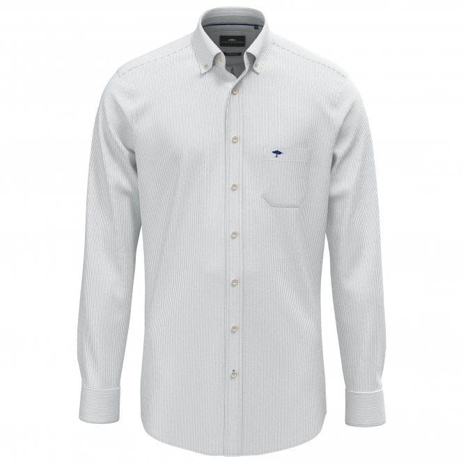 Fynch-Hatton Striped Oxford Shirt Regular Fit