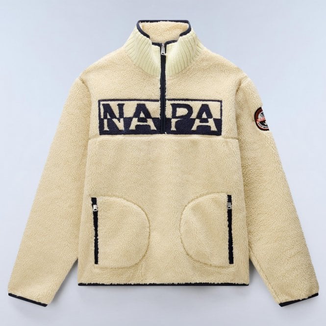 Napapijri Sweatshirt Half-Zip Fleece Hz Putty Regular Fit