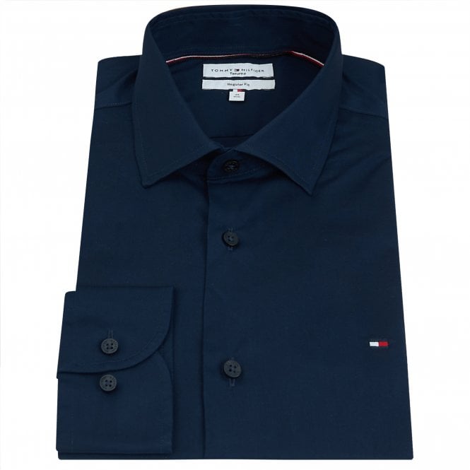 Tommy Hilfiger Shirt Non Iron Solid Regular Fit