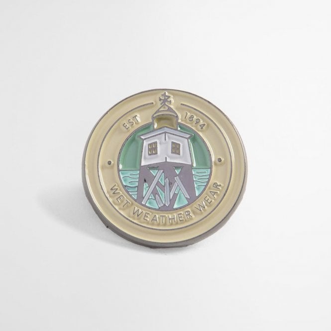 Barbour Lighthouse Pin Badge