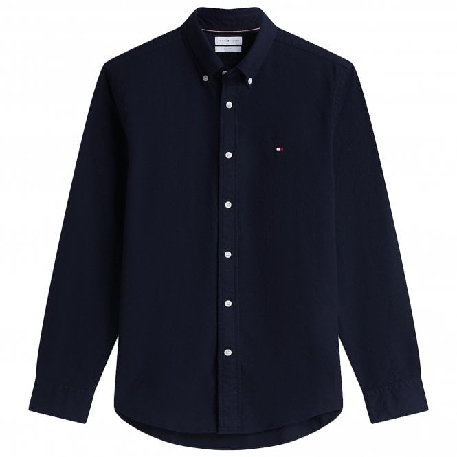 Tommy Hilfiger Shirt Flannel Herringbone Regular Fit