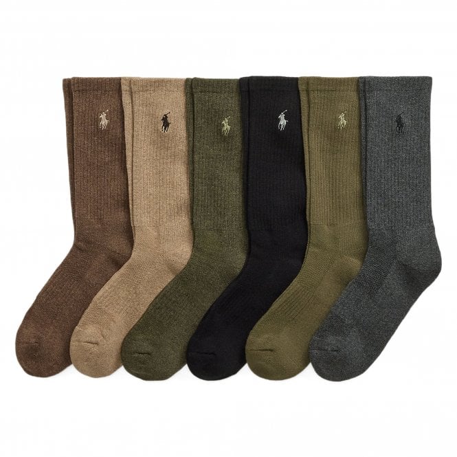 Ralph Lauren Socks || 6-Pack