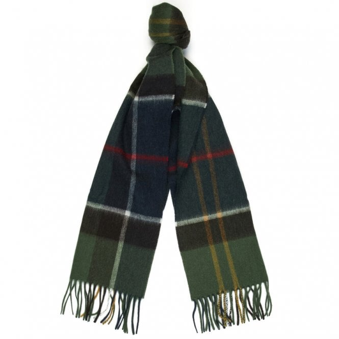 Barbour Checked Scarf Wool-Cashmere