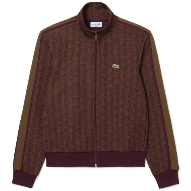 Lacoste Cardigan Paris Jacquard Monogram Regular Fit