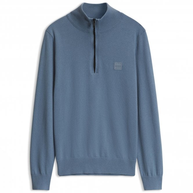 BOSS Knitted Sweater Half-Zip Kanobix_S Regular Fit